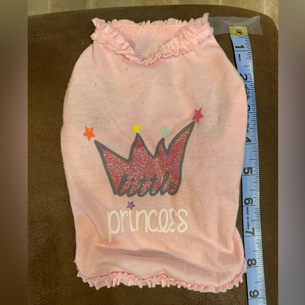 Pink Little Princess Dog Shirt